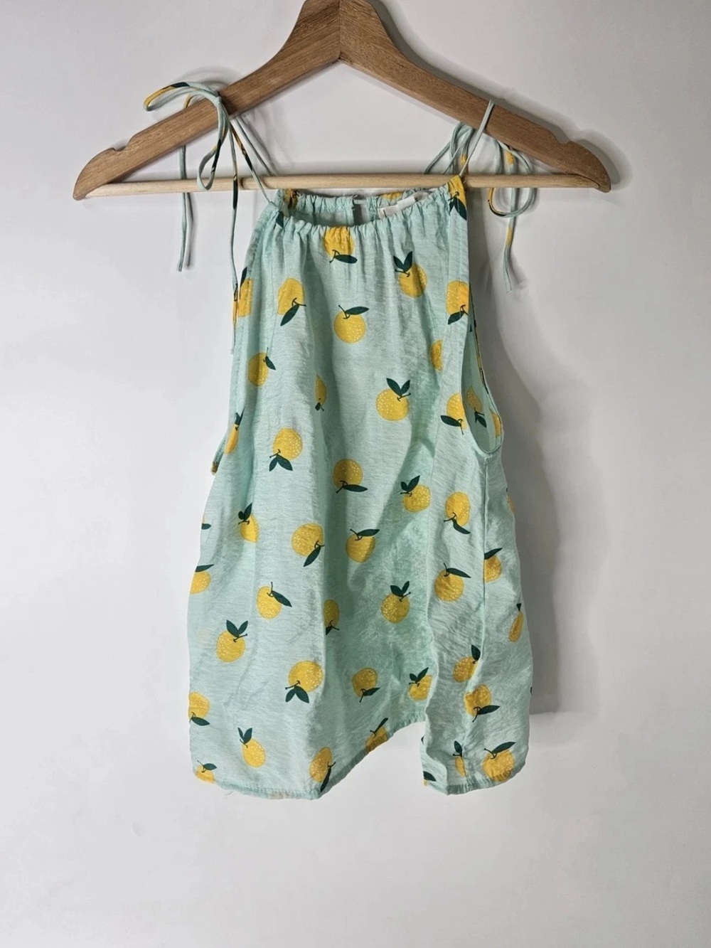 Mine Lemon Open Halter Top